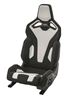 RECARO Sport C Seat - Leather White & Alcantara Black