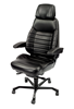 KAB Executive Office Chair - Black Leather