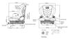 United Seats MGV65W Seat - Dimensions