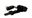 SECURON Retractable Lap Belt W/Switch LH Retractor - Black Webbing