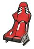 RECARO Podium - Alcantara Red & Black Leather 1