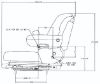 Sears SA1500 Seat - Side Dimensions
